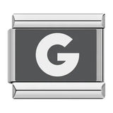 Laser Engraved 26 English Letters Italian Module Bracelet Stainless Steel Bracelet Italian Bracelet