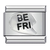 Student Graduation Pattern Italian Module Bracelet DIY Titanium Steel Welded Oil-Drip Elastic Splice Watch Strap Chain