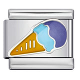 Gourmet Series Italian Module Bracelet Titanium Steel Welding Drip Oil Cartoon Pattern DIY Elastic Splicing Bracelet