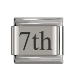 New Stainless Steel Date Italian Module Bracelet Laser Engraved Bracelet Italian Bracelet