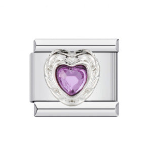 New Stainless Steel Welded Drip Oil Mysterious Purple DIY Italian Modular Bracelet Italian Charm