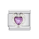 New Stainless Steel Welded Drip Oil Mysterious Purple DIY Italian Modular Bracelet Italian Charm