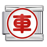 Chess and Card Italian Module Bracelet DIY Titanium Steel Welding Gold Drip Oil Elastic Splicing Bracelet Accessories