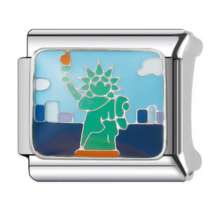 American Cultural Elements Italian Modular Bracelet Titanium Steel Welded Drip Oil Bracelet