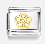 New Titanium Steel Black Alphabet DIY Italian Charm Bracelet Custom Name Link Chain