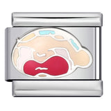 New Cartoon Character Italian Modular Bracelet Stainless Steel Welded DIY Stretch Link Bracelet