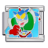 New Cartoon Character Italian Modular Bracelet Stainless Steel Welded DIY Stretch Link Bracelet