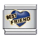 Italian Charm Bracelet Titanium Steel Gold Plated DIY Welded Friendship Series