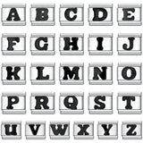 New Titanium Steel Black Alphabet DIY Italian Charm Bracelet Custom Name Link Chain