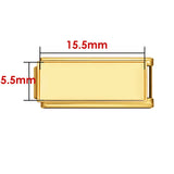 New Photo Empty Base Italian Module Bracelet Round Heart Shaped Titanium Steel DIY Free Splicing Bracelet Accessories