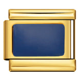 Color Stamping Series DIY Italian Module Bracelet Titanium Steel Gold Plated Drip Oil Elastic Splicing Bracelet Accessories