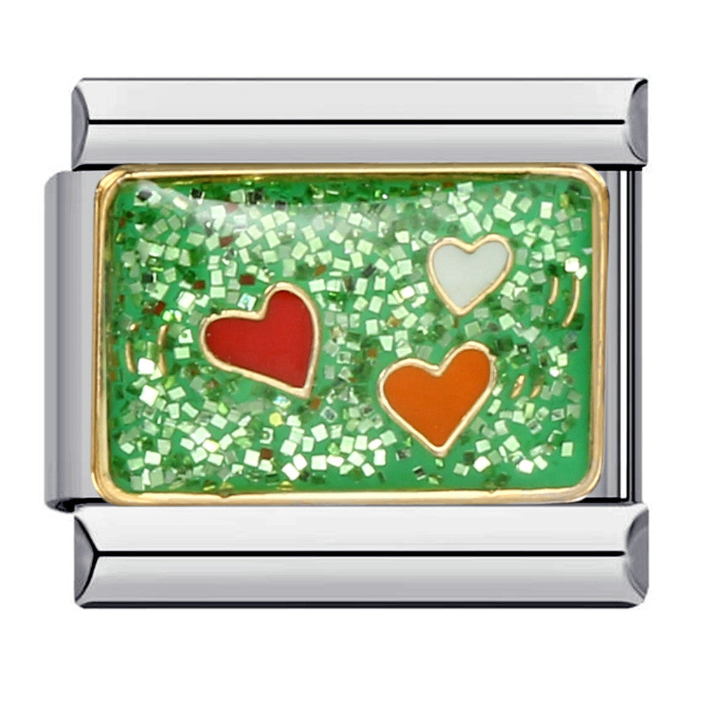 Cute Animal Titanium Steel Gold Plated Italian Charm Bracelet Customizable DIY Jewelry for Women