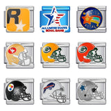 Helmet Series Titanium Steel Welding Pattern DIY Italian Module Bracelet Personalized Elastic Splicing Bracelet Wholesale