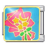 New Warm Mother's Day Series Bracelet Titanium Steel Gold Plated Welding Pattern DIY Italian Module Bracelet