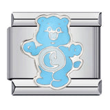 Classic Cute Bear Italian Module Bracelet Stainless Steel Welding Pattern DIY Elastic Splicing Bracelet