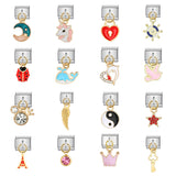 New Charm Pendant Series Italian Module Bracelet Single Hook Titanium Steel Elastic Splicing Strap Chain