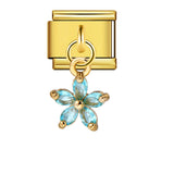 New Pearl Gemstone Hook Pendant Italian Module Bracelet DIY Elastic Splicing Stainless Steel Bracelet