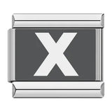 Laser Engraved 26 English Letters Italian Module Bracelet Stainless Steel Bracelet Italian Bracelet