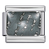 New Nail Art Series Titanium Steel Strap Chain Gold Plated Welding Drip Oil DIY Italian Module Bracelet Accessories Jewelry