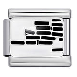 Personalized Pattern Italian Module Bracelet Stainless Steel Welding Drip Oil Cartoon DIY Elastic Splicing Bracelet