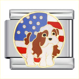 American Cultural Elements Italian Modular Bracelet Titanium Steel Welded Drip Oil Bracelet