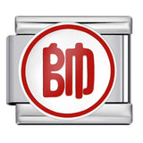 Chess and Card Italian Module Bracelet DIY Titanium Steel Welding Gold Drip Oil Elastic Splicing Bracelet Accessories