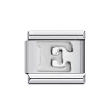 New Titanium Steel Gold Plated DIY Italian Charm Bracelet with Alphabet Letters Customizable Fashion Jewelry