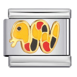 Stainless Steel Welding Drip Oil Animal DIY Italian Module Bracelet Italian Charm Bracelet