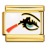 Italian Charm Fashion Stainless Steel Bracelet Gold Silver Welded Drip Oil DIY Modular Jewelry Wholesale