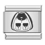 New Hat Backpack Pattern Italian Module Bracelet Titanium Steel Laser Carving DIY Strap Chain Wholesale