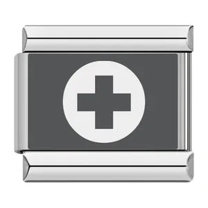 Laser Engraved 26 English Letters Italian Module Bracelet Stainless Steel Bracelet Italian Bracelet