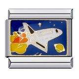 Italian Modular Bracelet Handmade Titanium Steel Welded Drip Oil Fashion DIY Jewelry