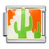 American Cultural Elements Italian Modular Bracelet Titanium Steel Welded Drip Oil Bracelet