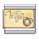 Cross Border Hot Selling Love Series Titanium Steel Welding Drip Oil Wristband Cartoon DIY Italian Module Bracelet Wholesale