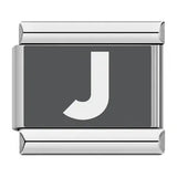 Laser Engraved 26 English Letters Italian Module Bracelet Stainless Steel Bracelet Italian Bracelet