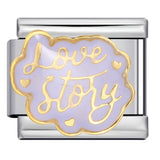 New Personalized English Italian Module Bracelet Titanium Steel Welding Drip Oil DIY Elastic Free Splicing Bracelet