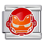 Italian Module Bracelet Anime Cartoon Titanium Steel Welding Gold Plating Drip Oil Pattern DIY Splicing Bracelet Accessories