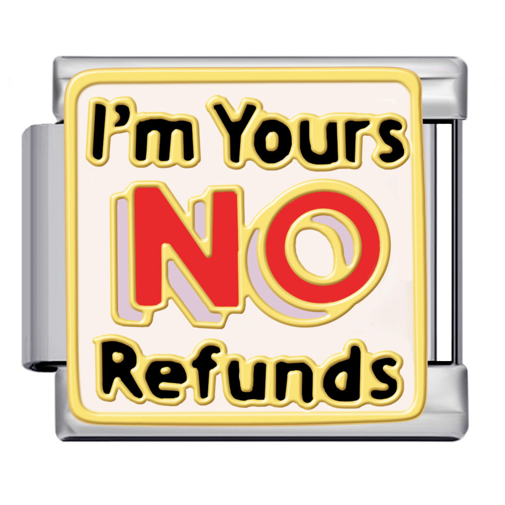 Exquisite Bag Series Italian Module Bracelet Color Welding Pattern DIY Personalized Bracelet Valentine's Day Gift