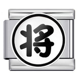 Chess and Card Italian Module Bracelet DIY Titanium Steel Welding Gold Drip Oil Elastic Splicing Bracelet Accessories