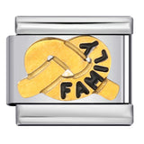 New Personalized English Italian Module Bracelet Titanium Steel Welding Drip Oil DIY Elastic Free Splicing Bracelet