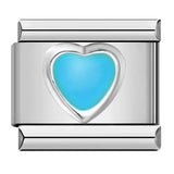 Titanium Steel Love Butterfly Stamping Pattern Color Drip Oil DIY Italian Module Bracelet Italian Charm Reference Knowledge 70/1000 T