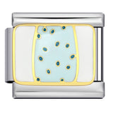 Personalized Pattern Italian Module Bracelet Stainless Steel Welding Drip Oil Cartoon DIY Elastic Splicing Bracelet