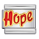 New Italian Module Bracelet Stainless Steel Welding Drip Oil Personalized English DIY Bracelet Accessories Wholesale