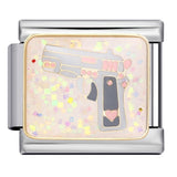 Italian Module Bracelet Fashion Drip Oil Titanium Steel Bracelet DIY Strap Chain Children's Toy Gift Wholesale