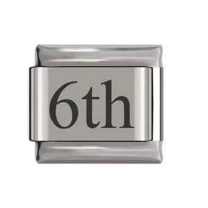 New Stainless Steel Date Italian Module Bracelet Laser Engraved Bracelet Italian Bracelet