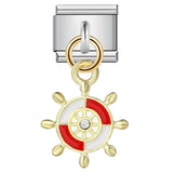 Italian Charm Module Bracelet Single Hook Pendant Series Stainless Steel Elastic Splicing Strap Chain