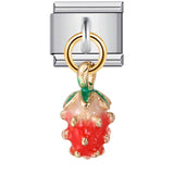 Italian Charm Module Bracelet Single Hook Pendant Series Stainless Steel Elastic Splicing Strap Chain