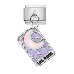 Tarot Series Italian Modular Bracelet DIY Welding Drip Oil Stretch Stainless Steel Chain