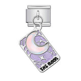 Tarot Series Italian Modular Bracelet DIY Welding Drip Oil Stretch Stainless Steel Chain