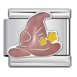 New Anime Cartoon Series Italian Module Bracelet Titanium Steel Welding Oil Dripping DIY Elastic Splicing Bracelet